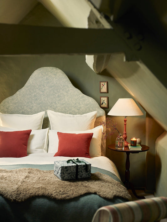 Christmas guest bedroom